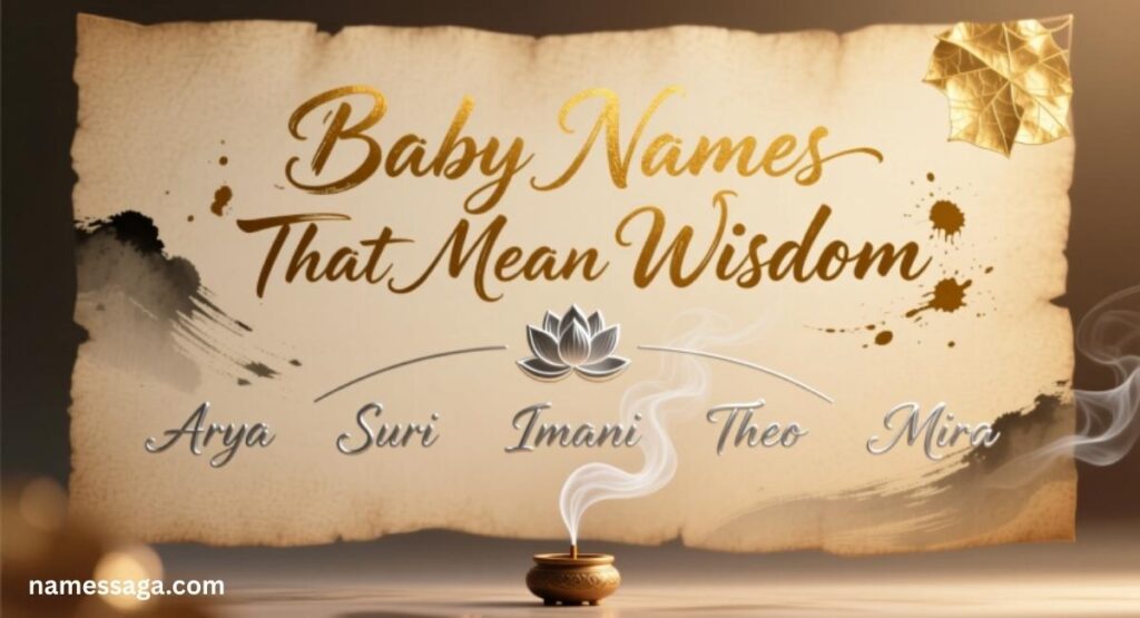 Baby Names That Mean Wisdom
