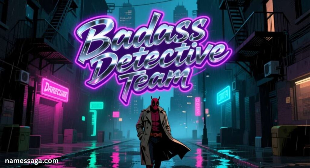 Badass Detective Team Names