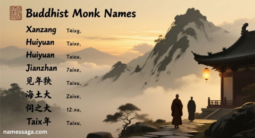 Buddhist Monk Names