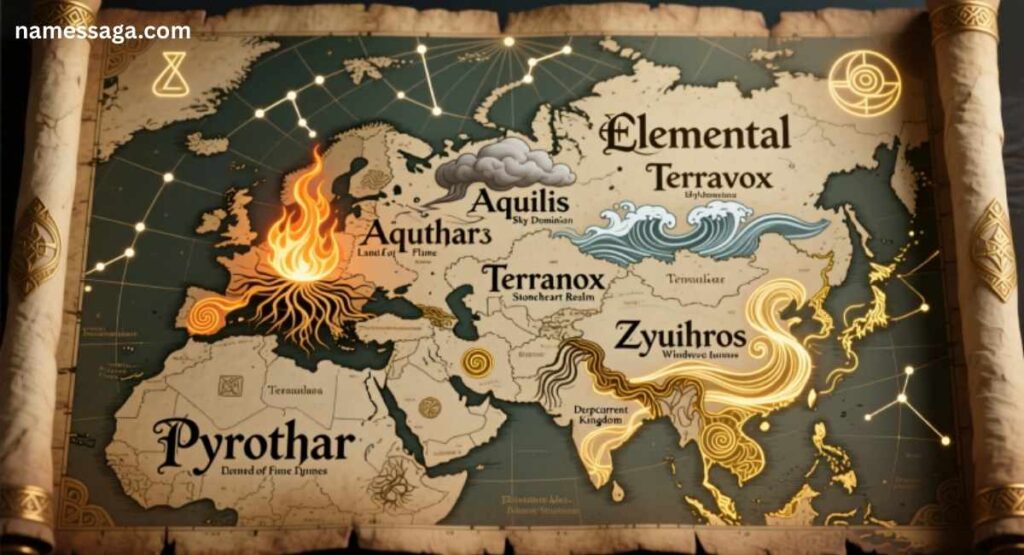 Elemental Empire Names