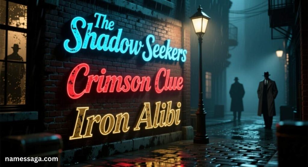 Famous Detective Team Names