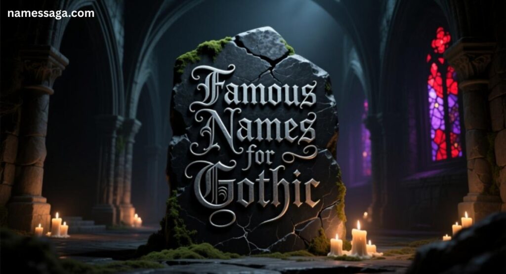 Famous Names for Gothic