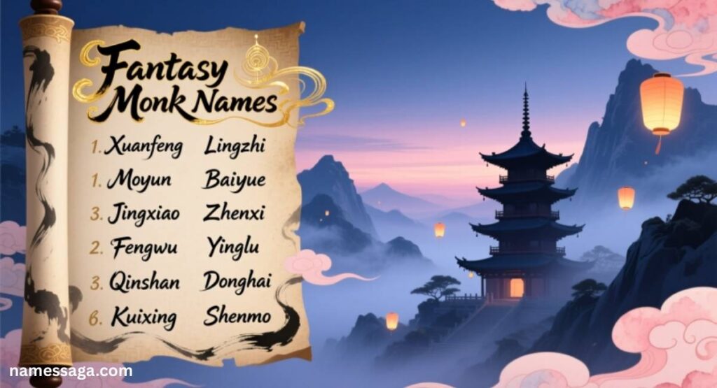 Fantasy Monk Names