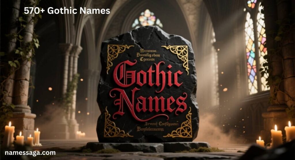 570+ Gothic Names Inspired by Darkness, Elegance & Myth (2025)