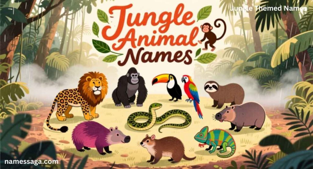 Jungle Animal Names
