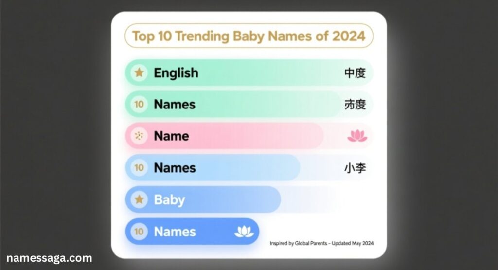 Trending Baby Names Lists