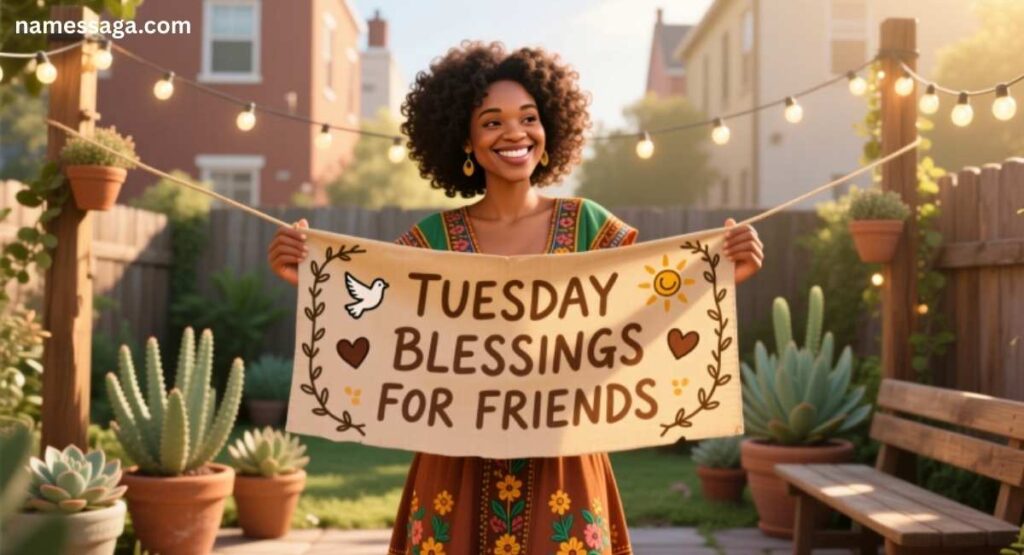 African American Tuesday Blessings for Friends