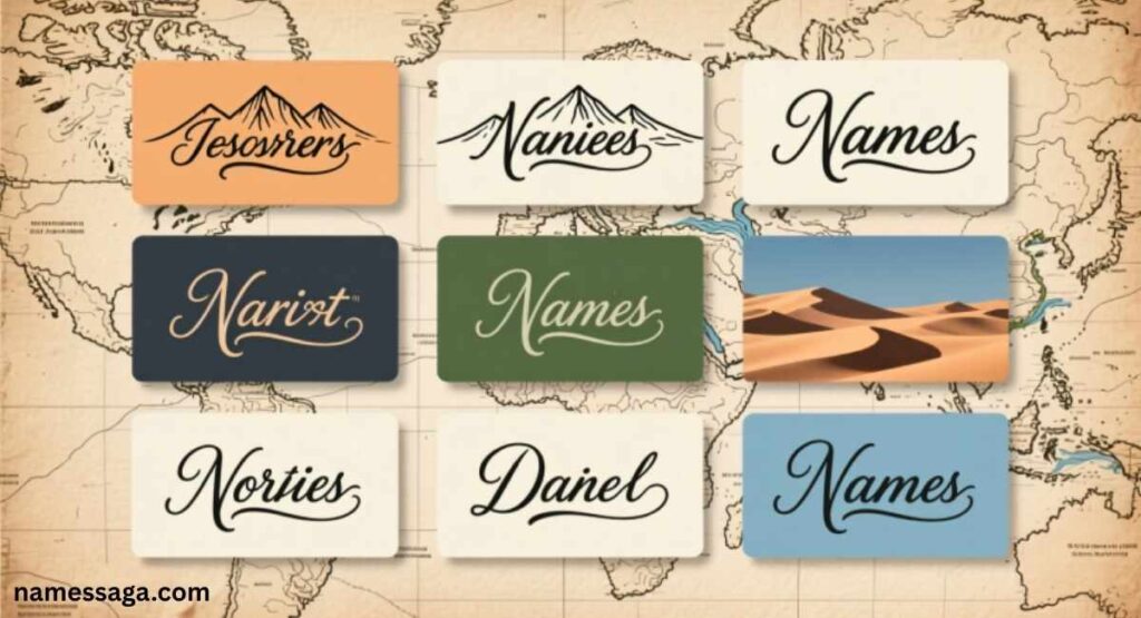 Geographical Inspired Names