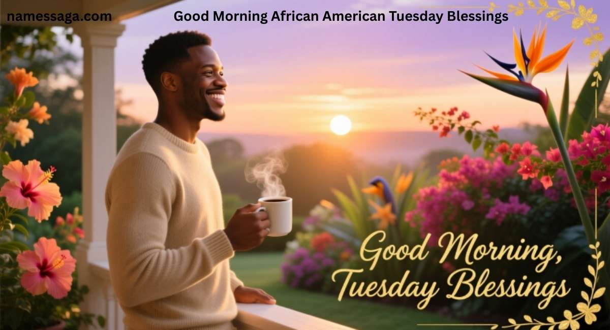 Good Morning African American Tuesday Blessings