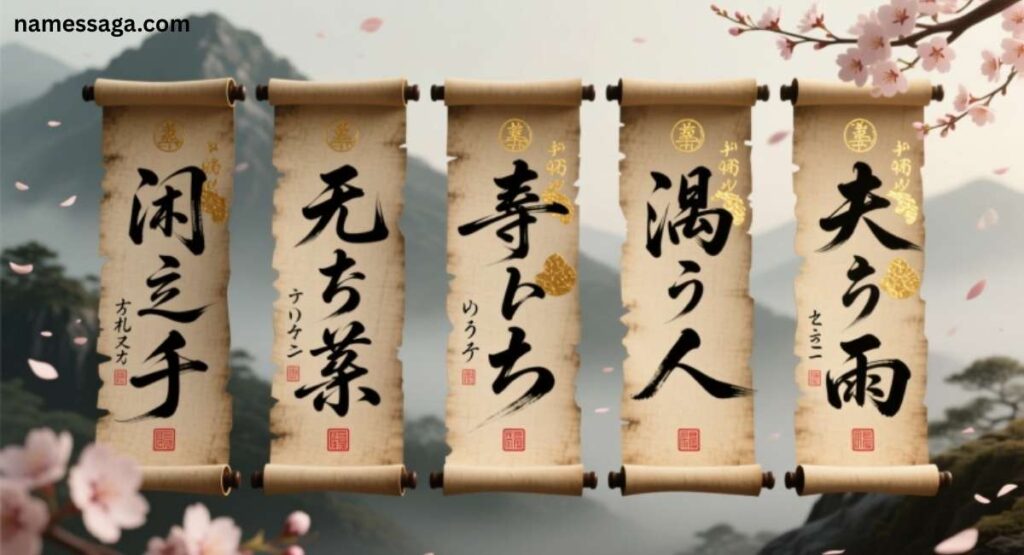 Themed-Inspired Names for Samurai