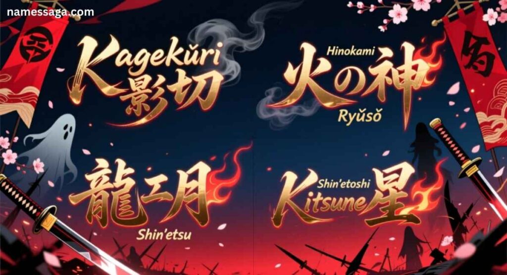 Trendy & Catchy Samurai Name Ideas