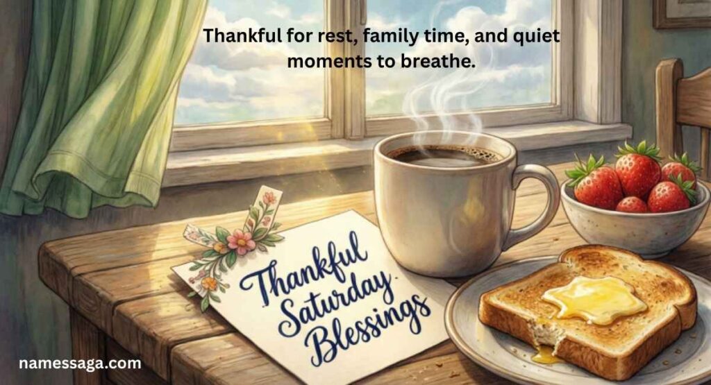 Thankful Saturday Blessings