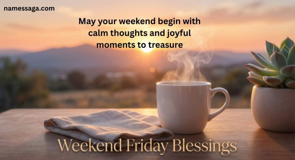 Weekend Friday Blessings
