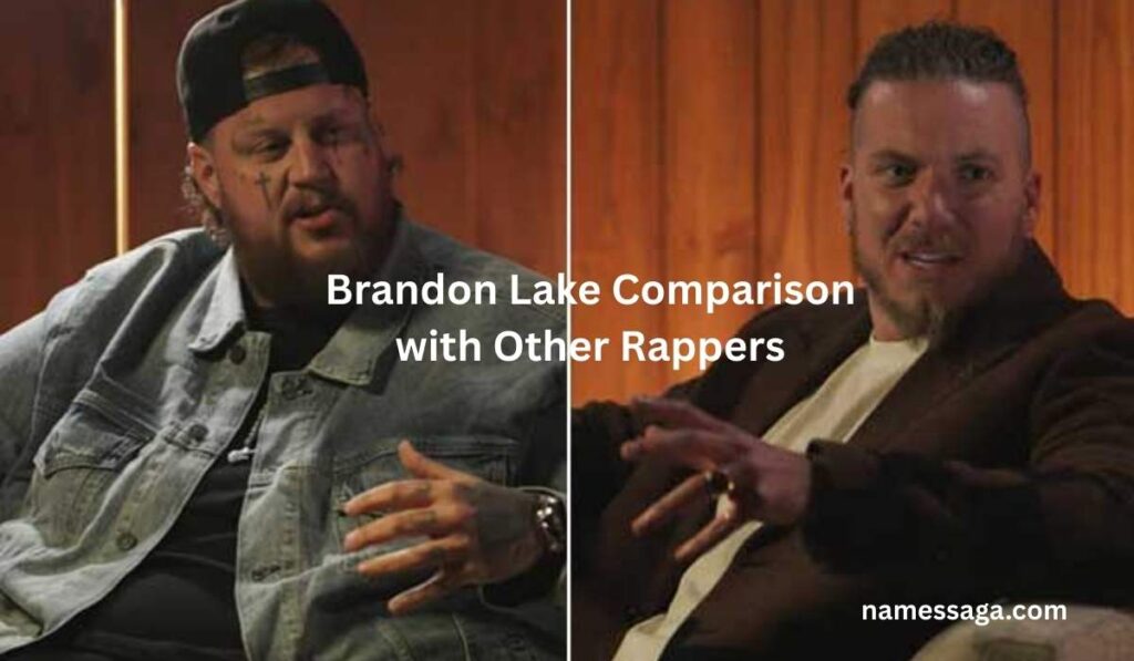 Brandon Lake Comparison with Other Rappers
