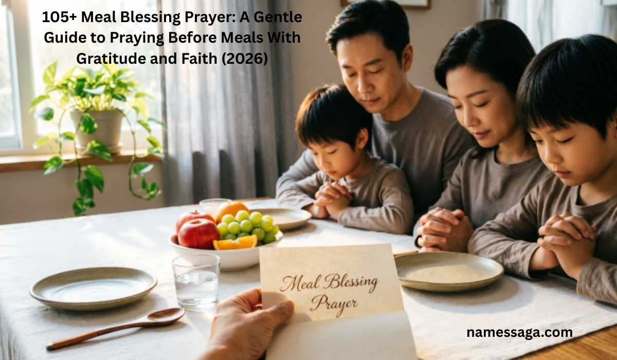 Meal Blessing Prayer