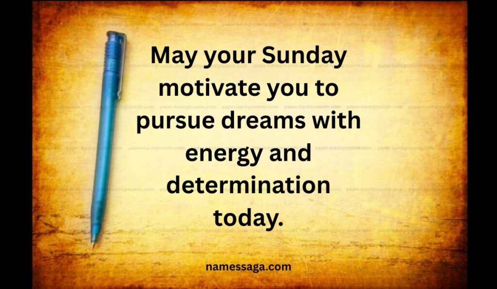 Motivational Sunday Messages