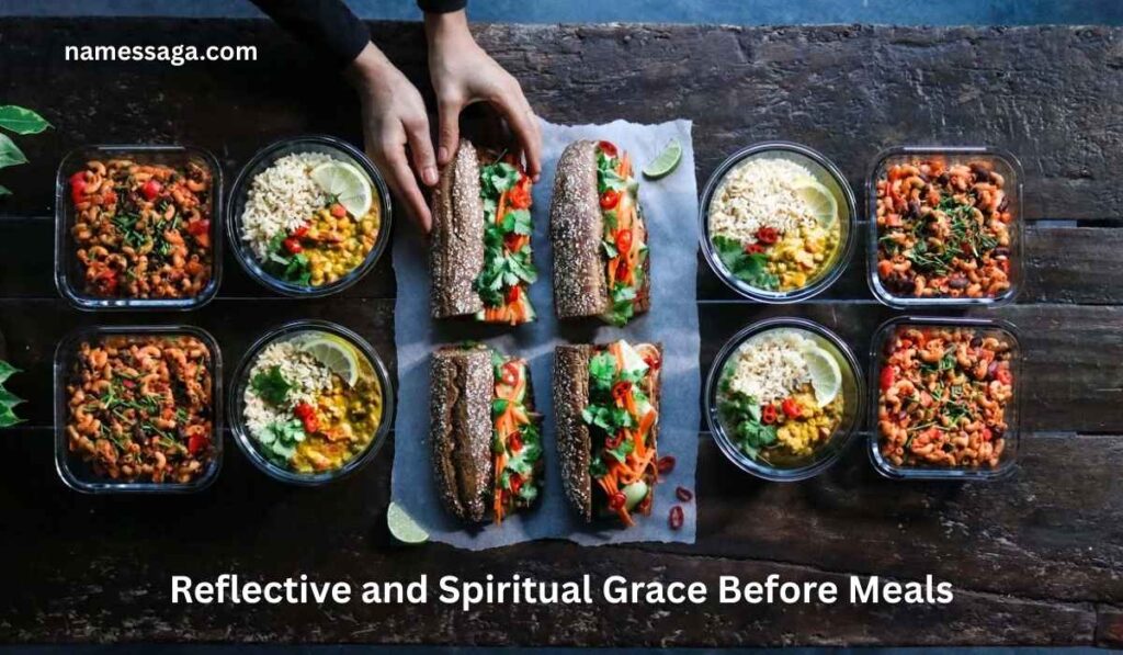 Reflective and Spiritual Grace Before Meals