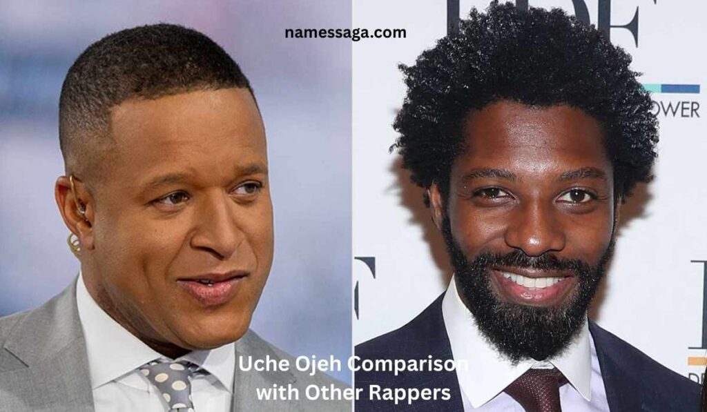 Uche Ojeh Comparison with Other Rappers