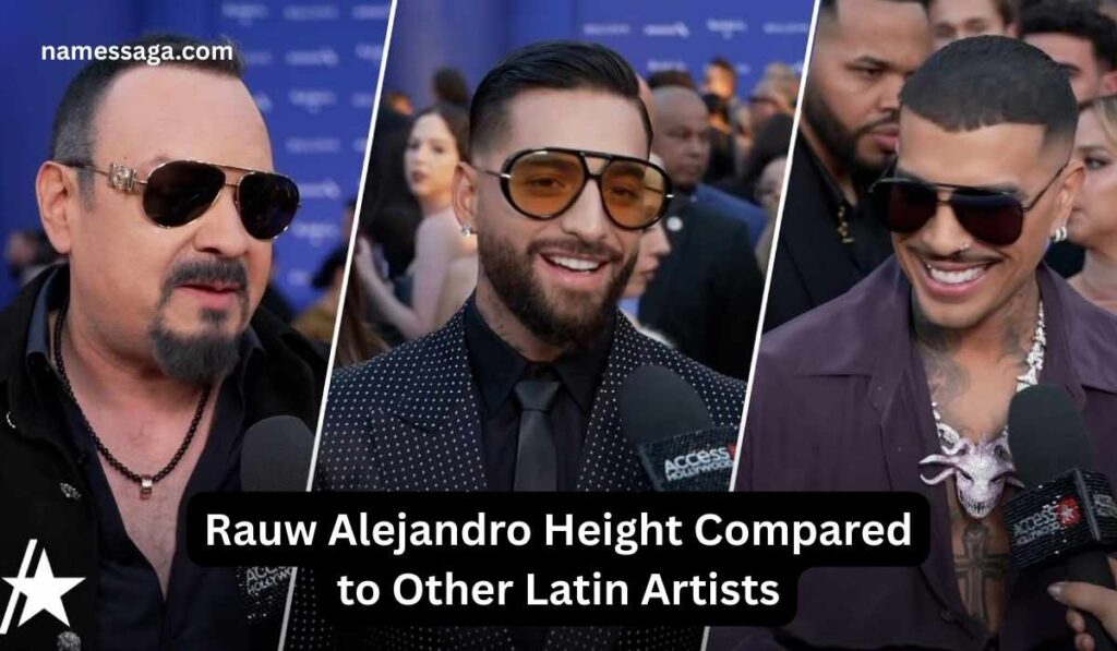Rauw Alejandro Height Compared to Other Latin Artists