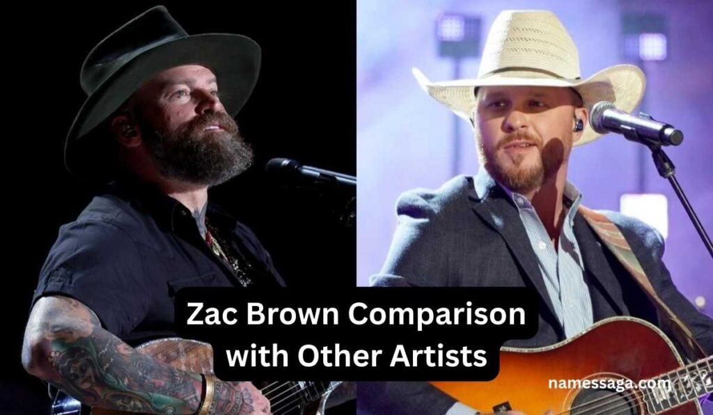 Zac Brown Comparison with Other Artists
