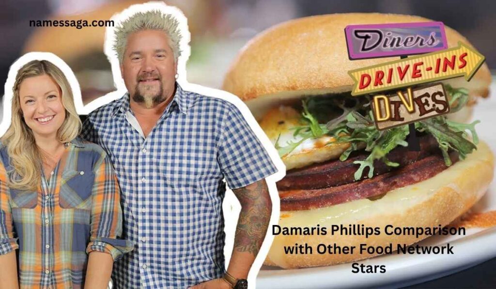 Damaris Phillips Comparison with Other Food Network Stars