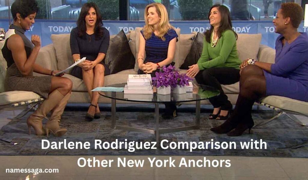 Darlene Rodriguez Comparison with Other New York Anchors