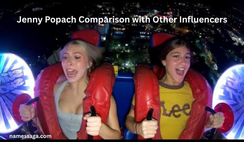 Jenny Popach Comparison with Other Influencers