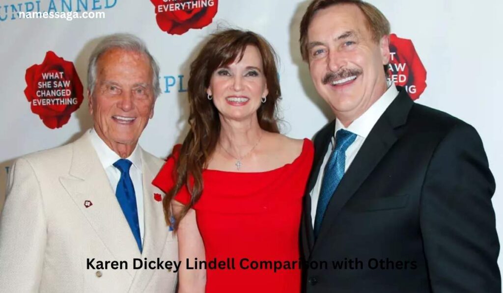 Karen Dickey Lindell Comparison with Others