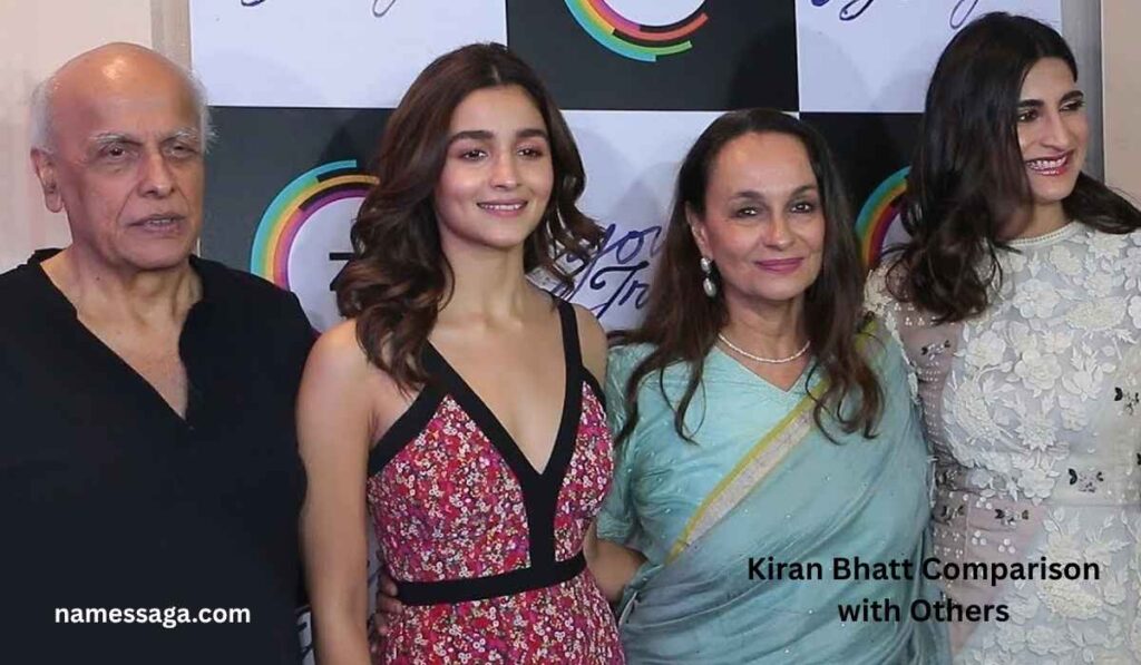 Kiran Bhatt Comparison with Others