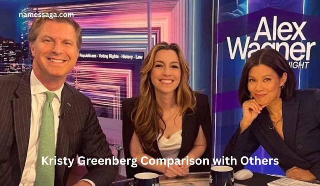 Kristy Greenberg Comparison with Others